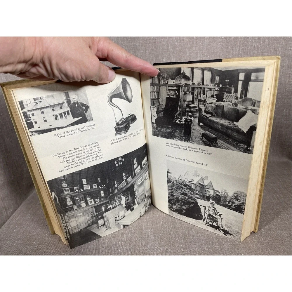 EDISON:‎ A Biography by Matthew Josephson 1959 1st edition Hardcover